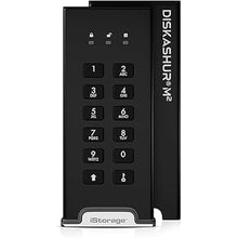 Load image into Gallery viewer, iStorage diskAshur M2 1TB | PIN authenticated, Hardware encrypted USB 3.2 Portable SSD | Ultra-Fast | FIPS Compliant | Rugged &amp; Portable
