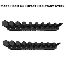 Load image into Gallery viewer, Hex Bit Set, Railer 20-PC Hex Head Allen Wrench Screwdriver SAE &amp; MM Hex Bit Set. S2 Steel Impact Driver 2" Hex Bits for Furniture Screws
