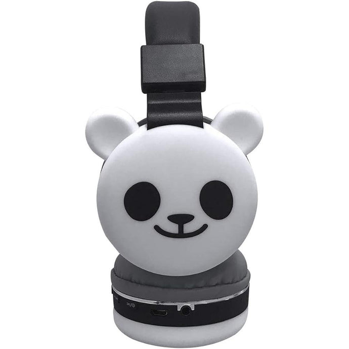 Panda Kids Headphones, 85dB Safe Volume, Ultra-Soft Over-Ear Pads, Bluetooth 5.3, Built-in Mic, FM Radio & TF Card SlotFun & Durable Headphones for School, Travel & Study