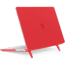 Load image into Gallery viewer, mCover Case Compatible ONLY for 2020-2024 12.4" Microsoft Surface Laptop Go 3/2 / 1 with Touch Screen (NOT Compatible with Any Other Surface Models) - Red
