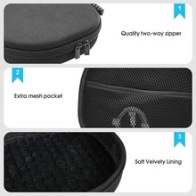 Load image into Gallery viewer, ProCase Hard Case for AirPods Max, Travel Carrying Headphone Case with Silicone Earpad Cover &amp; Mesh Pocket, AirPods Max Protective Portable Storage Bag -Black
