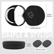Load image into Gallery viewer, ProCase Hard Case for AirPods Max, Travel Carrying Headphone Case with Silicone Earpad Cover &amp; Mesh Pocket, AirPods Max Protective Portable Storage Bag -Black
