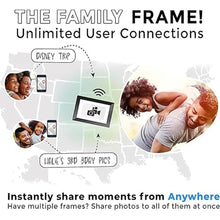 Load image into Gallery viewer, PhotoSpring? Classic Subscription Free 10in WiFi Digital Picture Frame | Send Photos by Email, App, or Web | Touchscreen &amp; 32GB Internal Memory | Play Videos up to 5 min
