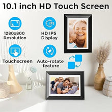 Load image into Gallery viewer, PhotoSpring? Classic Subscription Free 10in WiFi Digital Picture Frame | Send Photos by Email, App, or Web | Touchscreen &amp; 32GB Internal Memory | Play Videos up to 5 min
