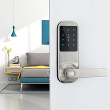 Load image into Gallery viewer, HAIFUAN M10 V2.0 Bluetooth Digital Door Lock, Unlock with Code, APP, Card and Key,Compatible with Alexa (NB)
