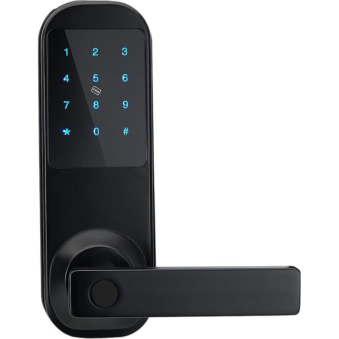 HAIFUAN M10 V2.0 Bluetooth Digital Door Lock, Unlock with Code, APP, Card and Key,Compatible with Alexa (ORB)