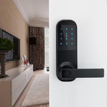 Load image into Gallery viewer, HAIFUAN M10 V2.0 Bluetooth Digital Door Lock, Unlock with Code, APP, Card and Key,Compatible with Alexa (ORB)

