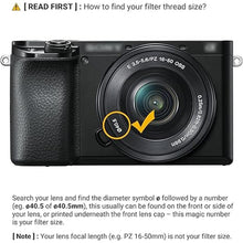 Load image into Gallery viewer, JJC 40.5mm ND Filter ND2-2000 VND Variable Neutral Density Adjustable Fader for Sony ZV-E10 II ZVE10 A7CII A7C ZV-E1 ZVE1 ZV-1F A6400 A6300 A6100 A6000 with E 16-50mm Kit Lens or FE 28-60mm Kit Lens
