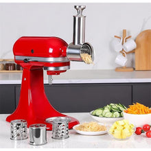 Load image into Gallery viewer, Stainless Steel Slicer Shredder Attachment for KitchenAid Mixer, Cheese Grater Attachment, Food Slicer for KitchenAid Mixer, Accessories for Kitchenaid
