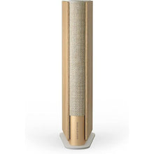 Load image into Gallery viewer, Bang &amp; Olufsen Beosound Emerge Bookshelf Wi-Fi Speaker, Gold Tone/Light Oak
