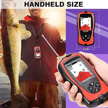 Load image into Gallery viewer, LUCKYLAKER Sonar Kayak Fish Finder Portable Water Handheld Depth Finder Boat Transducer Wireless Fish Finders Sea LCD Screen Fishing
