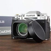 Load image into Gallery viewer, Haoge Lens Hood Metal Square Bayonet for Fujifilm XF35mmF2 R WR, XF23mmF2 R WR XC 35mm F2, Fuji 35mm F2, 23mm F2 Lens Hood, with Metal Front Cap, Replaces Fujifilm LH-XF35-2 LH XF35 2 Hood Shade
