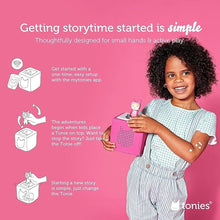 Load image into Gallery viewer, Toniebox Audio Player Starter Set with Playtime Puppy - Listen, Learn, and Play with One Huggable Little Box - Pink

