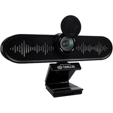 Load image into Gallery viewer, TOALLIN UHD 4K Webcam with 4 Microphones and Dual Speakers, All-in-One Video Conference Webcam with Privacy Cover, Wide Angle View USB Webcam for Streaming, Teaching and Video Calls
