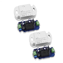 Load image into Gallery viewer, 16A Basic Wireless Smart Switch?Wi-Fi Light Switch Compatible with Alexa &amp; Google Home &amp; SmartThings,FCC Certified,No Hub Required Support DIY Module (2 pcs)
