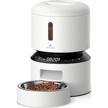 Load image into Gallery viewer, PETLIBRO Automatic Cat Feeder, Automatic Cat Food Dispenser with Freshness Preservation, 3L Timed Cat Feeders for Dry Food, Up to 50 Portions 6 Meals Per Day, Granary Pet Feeder for Cats, White
