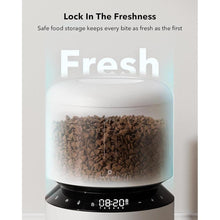 Load image into Gallery viewer, PETLIBRO Automatic Cat Feeder, Automatic Cat Food Dispenser with Freshness Preservation, 3L Timed Cat Feeders for Dry Food, Up to 50 Portions 6 Meals Per Day, Granary Pet Feeder for Cats, White
