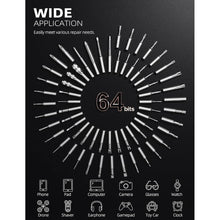 Load image into Gallery viewer, iFu Mini Electric Screwdriver, 90 in 1 Precision Screwdriver Set – Small Cordless Power Screwdriver with LED Light &amp; 64 Magnetic Bits, Repair Tool for Phone Laptop Camera Watch Computer
