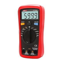 Load image into Gallery viewer, UNI-T Digital Multimeter Tester UT133A, AC DC Voltage Current Dmm Multimeter 6000 Counts Auto Ranging NCV Measures Volt Amp Ohm Capacitance Frequency Temperature, Continuity Diode Test, Palm Size
