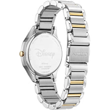 Load image into Gallery viewer, Citizen Eco-Drive Ladies&#39; Disney Mickey and Minnie Mouse Two Tone Gold Stainless Steel, 3-Hand, 35mm (Model: EM0754-59W)
