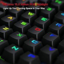Load image into Gallery viewer, Redragon K585 PRO Wireless One-Handed Mechanical Keyboard, 42 Keys 3-Mode RGB 40% Gaming Keypad w/ 7 Onboard Macro Keys, Detachable Wrist Support, Rechargeable Battery (Brown Switch)
