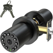 Load image into Gallery viewer, IU-20 Code Door Lock, Electronic Door Knob with Keypad and Key, Auto Lock, Waterproof, Passage Function, Long Battery Life,50 Codes, Easy to use and Install for Office/Warehouse/Bedroom/Garage

