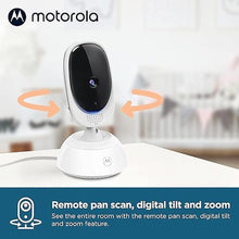 Load image into Gallery viewer, Motorola Nursery VM75 Video Baby Monitor Camera, 1000ft Range no WiFi 2.4 GHz Wireless, 5&quot; Screen, 2-Way Audio, Temperature Sensor, Night Vision
