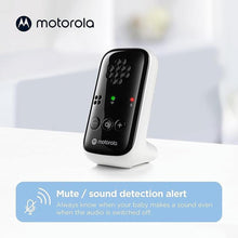 Load image into Gallery viewer, Motorola Nursery PIP10 Audio-Only Baby Monitor, 1000ft Range, Sensitive Mic, Alert Light, Portable Parent Unit (Outlet or AAA Battery Not Included)
