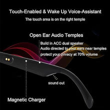 Load image into Gallery viewer, Smart Glasses for Men, Bluetooth Glasses, Open Ear Music Glasses Hands-Free Calling, Polarized Lenses, IP5 Water-Resisntant for Bluetooth Dvieces
