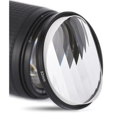 Load image into Gallery viewer, Fractal Photography Linear Filters 82mm Camera Lens Effect Filters, Camera Accessories with Fractal Refraction and Variable Number of Subjects
