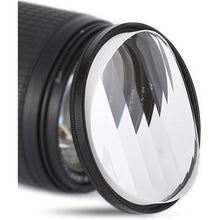 Load image into Gallery viewer, Fractal Photography Linear Filters 72mm Camera Lens Effect Filters, Camera Accessories with Fractal Refraction and Variable Number of Subjects
