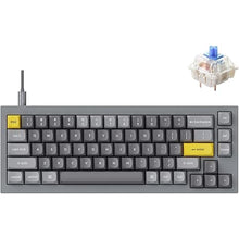 Load image into Gallery viewer, Keychron Q2 Wired Custom Mechanical Keyboard, QMK/VIA Programmable Macro, Full Aluminum, Hot-Swappable Gateron G Pro Blue Switch, 65% Layout Double Gasket Compatible with Mac and Windows - Grey

