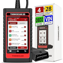 Load image into Gallery viewer, THINKCAR SD4 OBD2 Diagnostic Scanner Engine TCM ABS SRS Code Reader with 28 Reset (3 F-Ree Optional) Automotive Scan Tool with Oil Reset TPMS SAS Reset Auto VIN Car Tools WiFi F-Ree Lifetime Update
