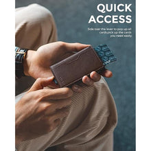 Load image into Gallery viewer, VULKIT Pop up Wallet Credit Card Holder with Leather Slots RFID Blocking Metlal Bank Card Case for Men or Women
