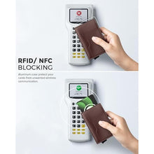 Load image into Gallery viewer, VULKIT Pop up Wallet Credit Card Holder with Leather Slots RFID Blocking Metlal Bank Card Case for Men or Women
