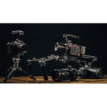 Load image into Gallery viewer, Tilta Xeno Top Handle - Black | Aluminum Alloy and Silicone Build | 1/4?-20 and 3/8?-16 Threads w/Locating Points | Safety Release Pin | Comfortable Handling (1/4"-20 w/Locating Pins)
