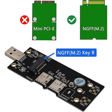 Load image into Gallery viewer, NGFF(M.2) to USB 3.0 Adapter with Dual Nano SIM Card Slot for 3G/4G/5G Module
