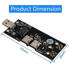 Load image into Gallery viewer, NGFF(M.2) to USB 3.0 Adapter with Dual Nano SIM Card Slot for 3G/4G/5G Module
