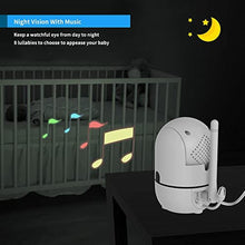 Load image into Gallery viewer, HelloBaby No WiFi Baby Monitor 5&quot; Screen 30-Hour Battery Pan-Tilt-Zoom Video Upgrade with Camera and Audio, Night Vision, VOX, 2-Way Talk, 8 Lullabies and 1000ft Range
