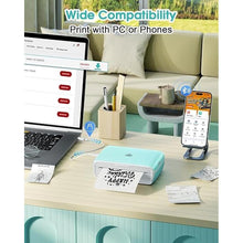 Load image into Gallery viewer, Phomemo M04S Portable Thermal Printer Bluetooth Label Printer, Sticker Note Printer, Support 2/3/4 inch Printing Width, 300 dpi,Compatible with Phones, Computer, Suitable for Labels, Notes, documents

