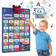 Load image into Gallery viewer, LEARNING BUGS Press to Learn Phonics, Interactive Letters and Sounds Talking Poster, Preschool &amp; Kindergarten Learn to Read, Ages 3+
