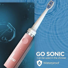 Load image into Gallery viewer, Pop Sonic Electric Toothbrush (Pastel Pink) - Travel Toothbrushes w/AAA Battery | Kids Electric Toothbrushes with 2 Speed &amp; 15,000-30,000 Strokes/Minute, Dupont Nylon Bristles
