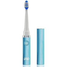 Load image into Gallery viewer, Pop Sonic Electric Toothbrush (Blue Pastel) - Travel Toothbrushes w/AAA Battery | Kids Electric Toothbrushes with 2 Speed &amp; 15,000-30,000 Strokes/Minute, Dupont Nylon Bristles
