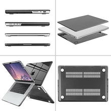 Load image into Gallery viewer, MOSISO Compatible with MacBook Pro 16 inch Case 2025 2024 2023 2022 2021 M4 M3 M2 M1 A3403 A3186 A2991 A2780 A2485 Pro Max, Plastic Hard Shell&amp;Keyboard Cover&amp;Screen Film&amp;Storage Bag, Crystal Black
