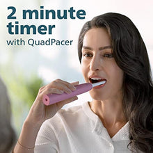 Load image into Gallery viewer, Philips Sonicare 4100 Rechargeable Electric Toothbrush, with Pressure Sensor, 2 Intensity Settings, SmarTimer and QuadPacer, 14-Day Battery Life, Deep Pink, Model HX3681/26
