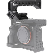 Load image into Gallery viewer, Foto4easy Camera Top Handle Grip with Cold Shoe Mount for DSLR Camera Cage Video Black
