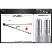 Load image into Gallery viewer, 3/4&quot; Drive 50-300 ft-lb (6.9-41.4 kg-m) Click Torque Wrench
