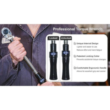 Load image into Gallery viewer, 1/2&quot; Drive 15-150 ft-lb (30.5-214 Nm) Dual-Direction Click Professional Torque Wrench
