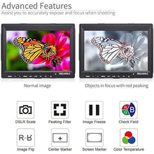 Load image into Gallery viewer, FEELWORLD FW759 7" IPS Ultra-Thin Design 1280x800 HDMI HD On-Camera Field Monitor with Peaking Focus with Sunshade
