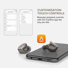 Load image into Gallery viewer, Creative Outlier Pro True Wireless Sweatproof in-Ear Headphones with Hybrid Active Noise Cancellation, Ambient Mode, 6X Mics, Wireless Charging, 60 Hours Battery Life / 15 Hours per Charge
